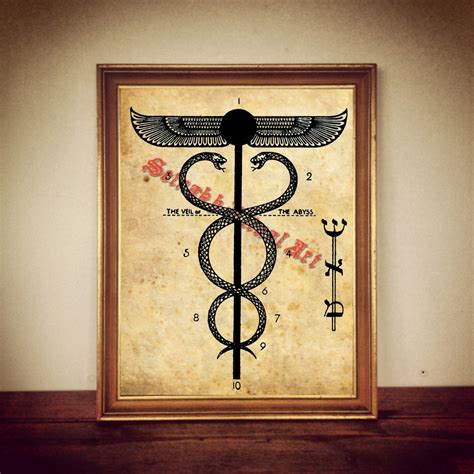 caduceo egipcio